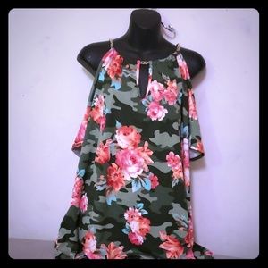 A floral dress shirt! Prices are negotiable!!!